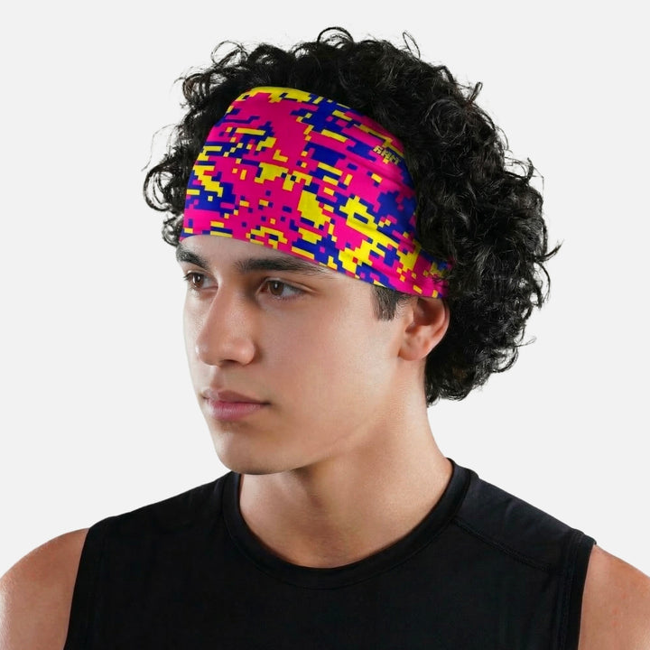Digi Camo Neon Strike Headband