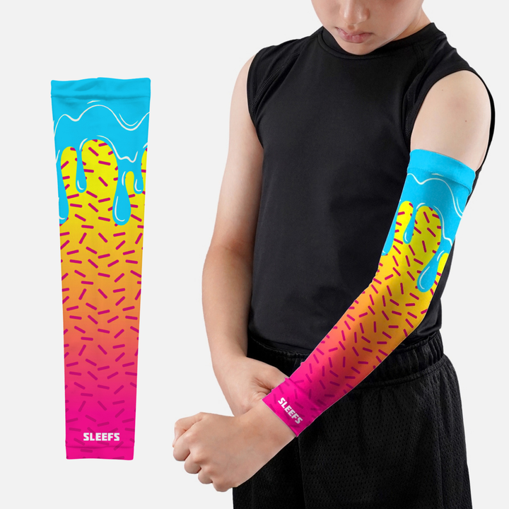 Candy Drip Sprinkle Kids Arm Sleeve