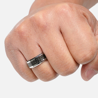 Carbon Fiber Tungsten Ring