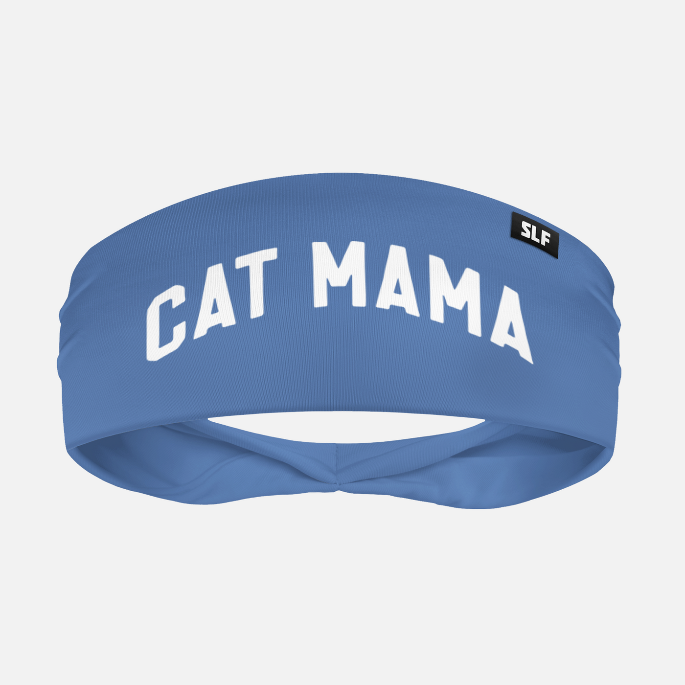 Cat Mama Denim Blue Headband