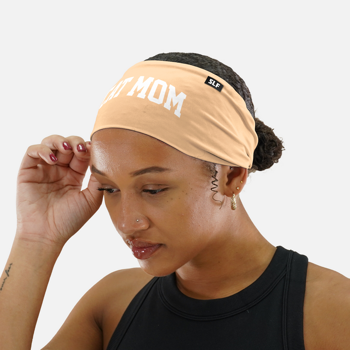 Cat Mom Beige Headband
