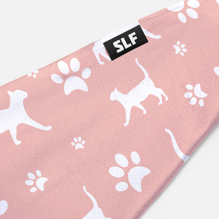 Cats Paws Soft Coral Headband