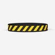 Caution Tape Motivational Wristband