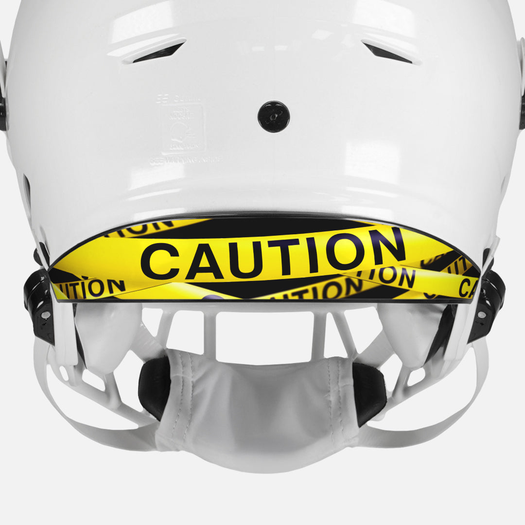 Sleefs Caution Tape Riddell Speedflex Front and Back Bumper Sticker Kit