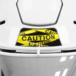 Caution Tape Riddell Speedflex Front and Back Bumper Sticker Kit