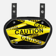 Caution Tape Sticker for Backplate