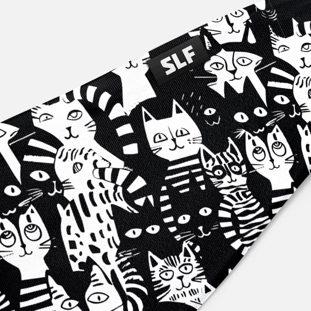 Charming Kittens Black Headband