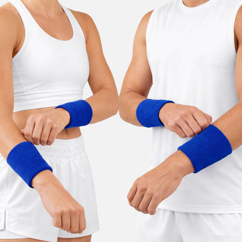 Hue Royal Blue Drip Wristbands (Pair)