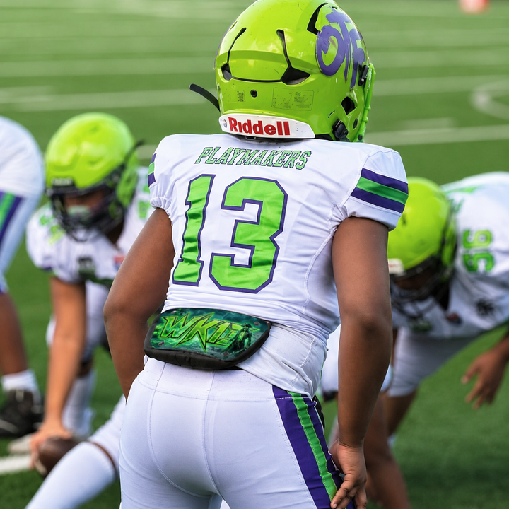 Premium Football Kids Backplate and Custom Decal