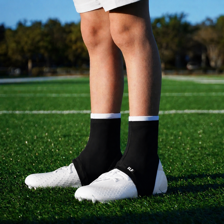 Black Kids Spats / Cleat Covers