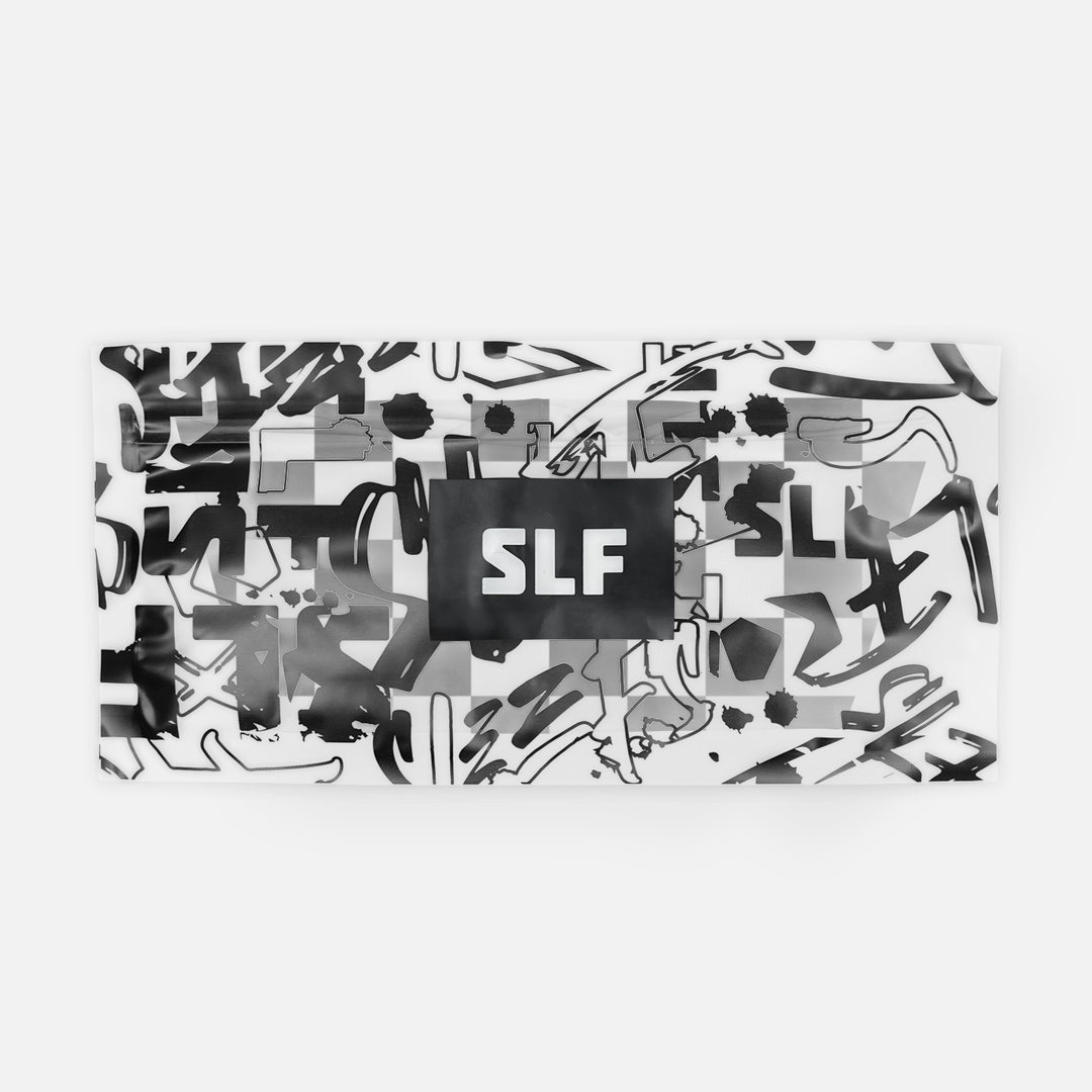 Checkered Black White Headband