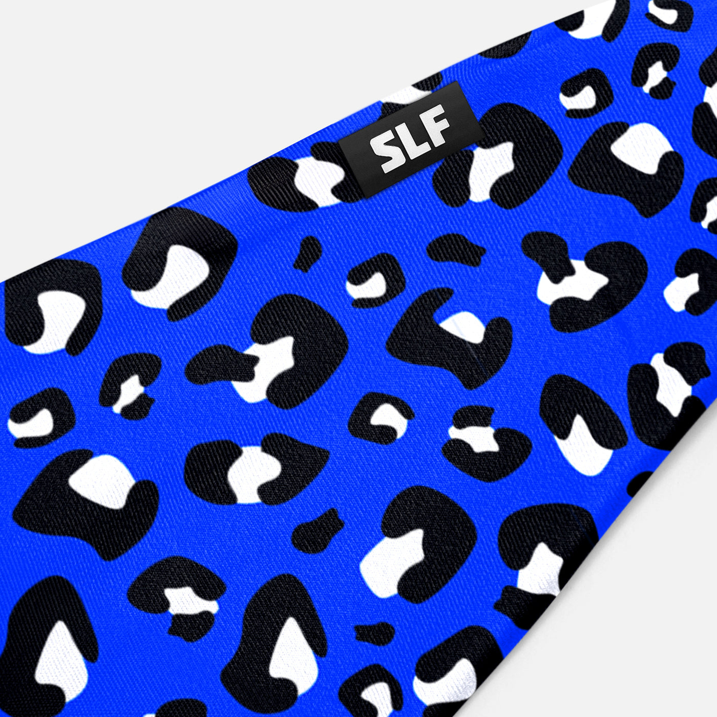 Cheetah Blue Headband