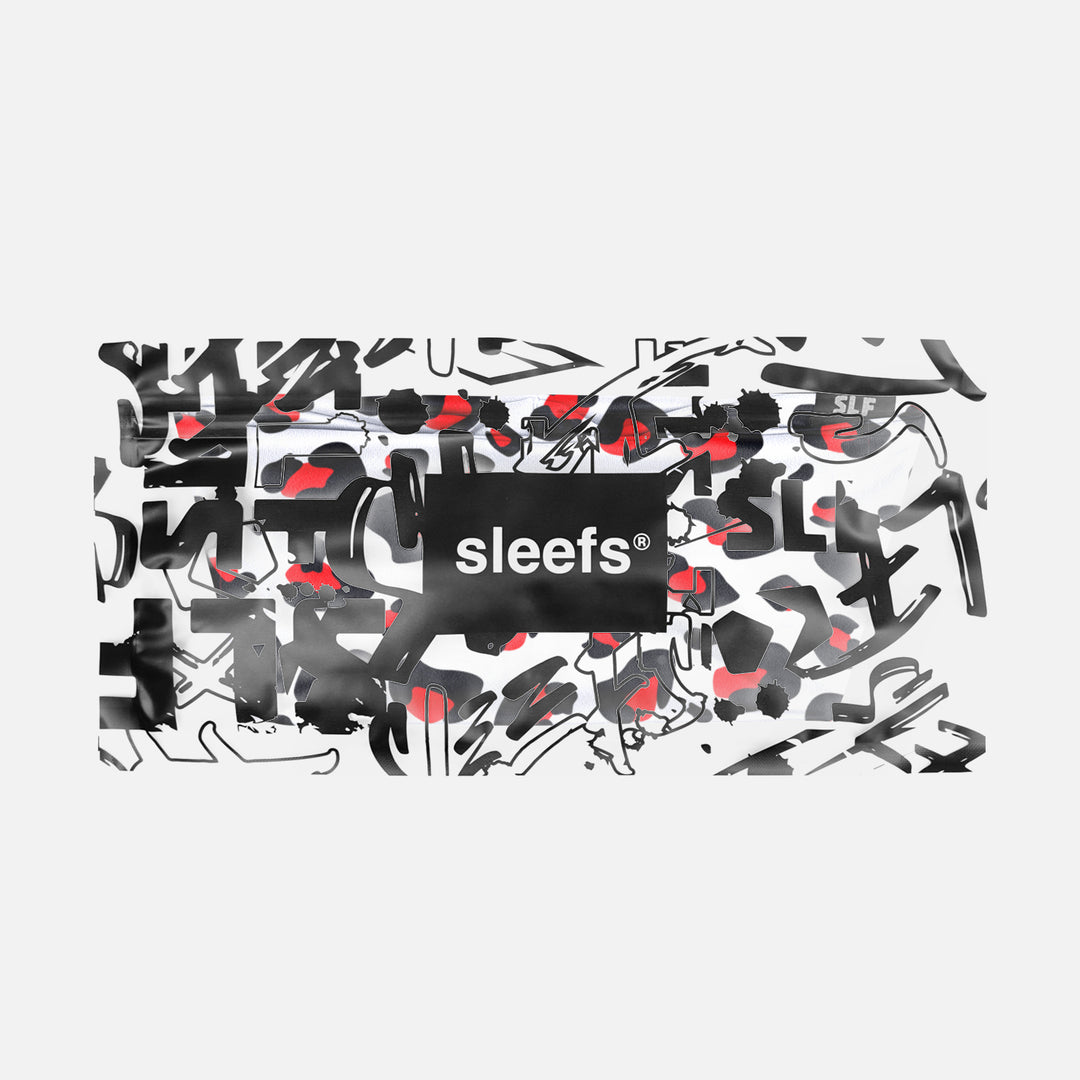Cheetah White Red Headband