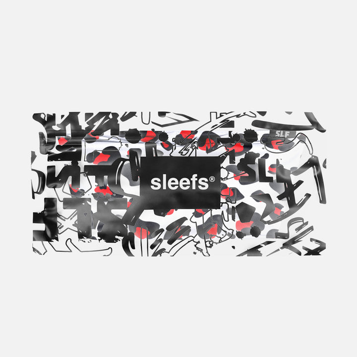 Cheetah White Red Headband