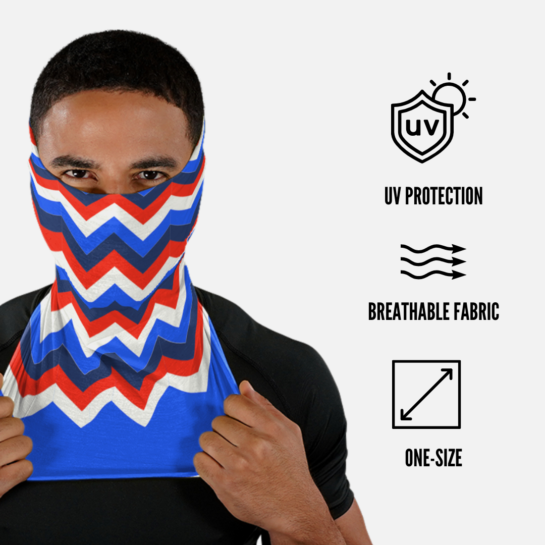 Chevron USA Neck Gaiter