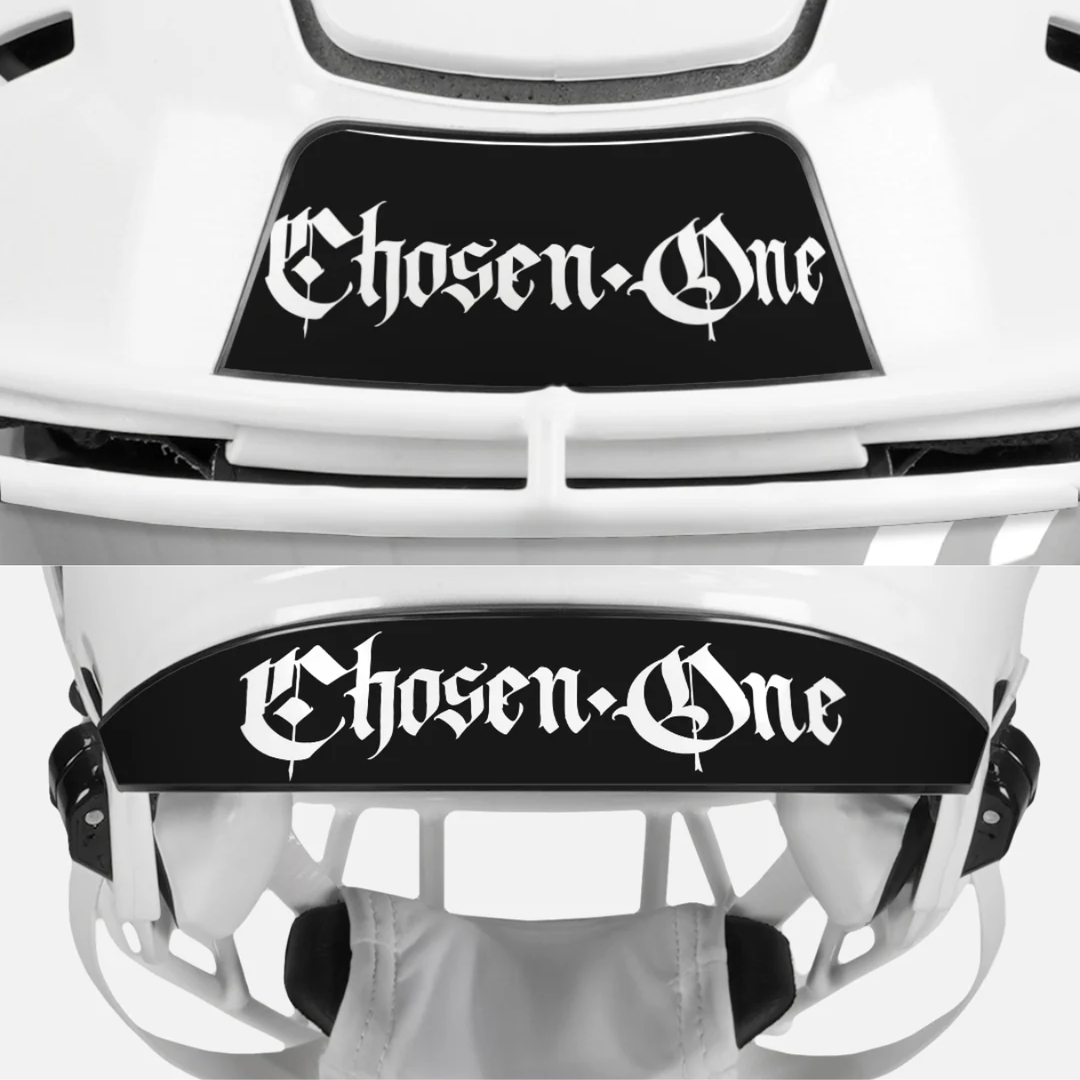 Chosen One Riddell Speedflex Front and Back Bumper Sticker Kit