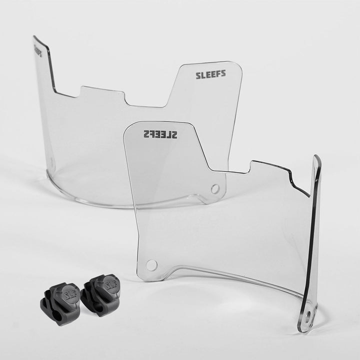 Clear Helmet Visor + Back Plate Bundle for Kids