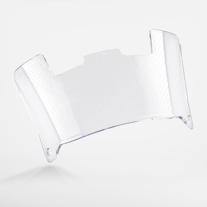 Clear Helmet Visor + Back Plate Bundle