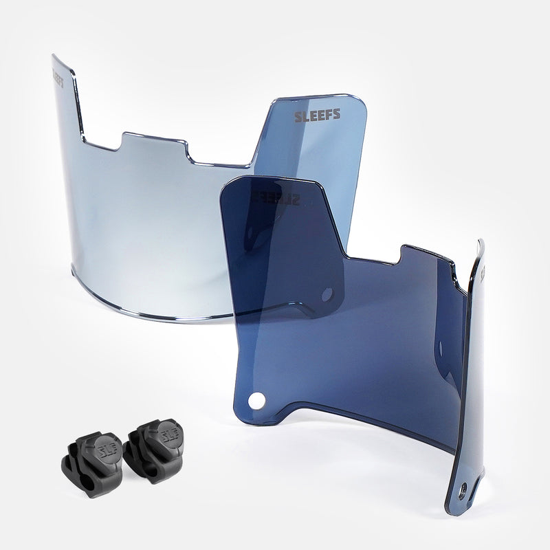 Cold Steel Blue Machine Silver Helmet Eye-Shield Visor