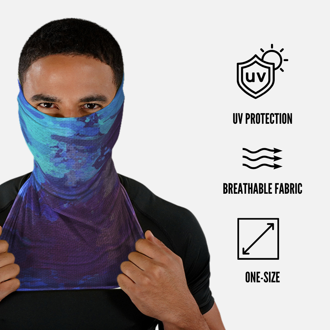 Color Fun Blue Neck Gaiter