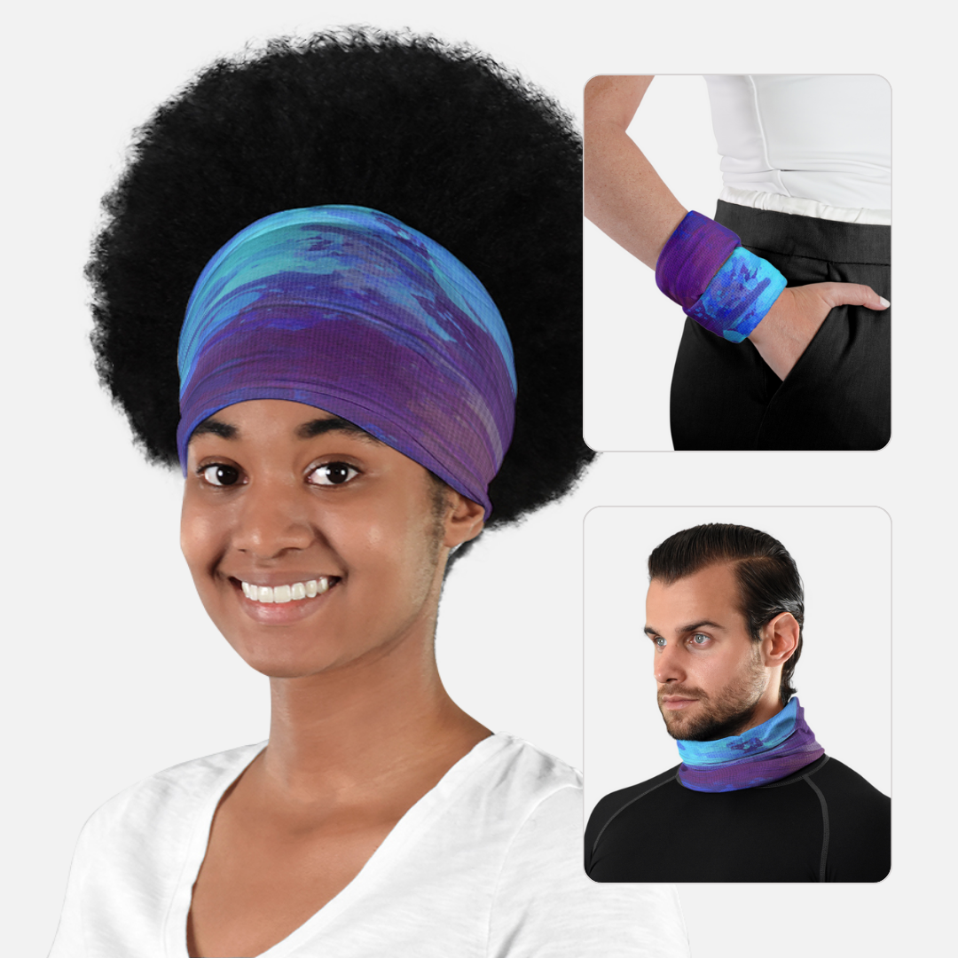 Color Fun Blue Neck Gaiter