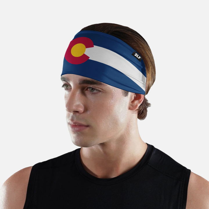 Colorado Flag Headband