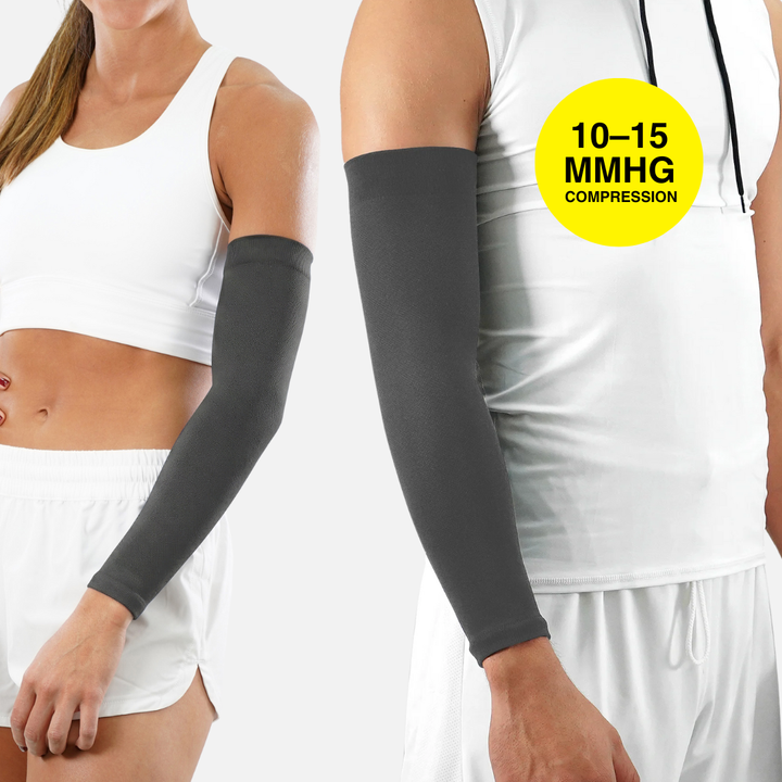 Hue Dark Gray Compression Arm Sleeve