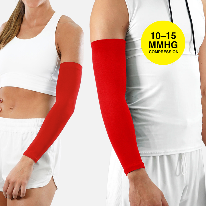 Hue Red Compression Arm Sleeve