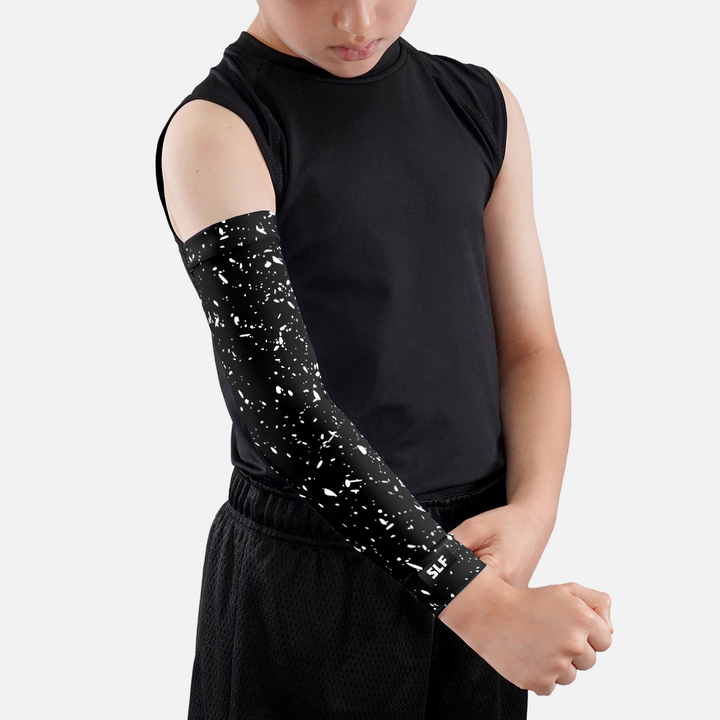 Concrete Black Kids Arm Sleeve