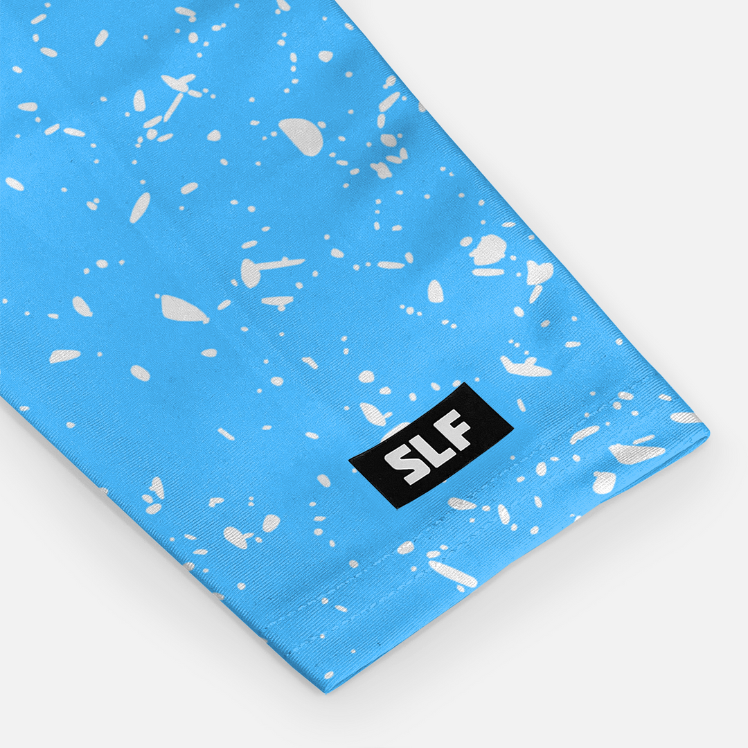 Concrete Hue Sky Blue Kids Arm Sleeve