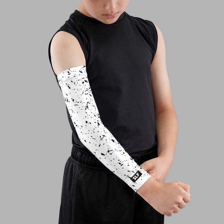 Concrete White Kids Arm Sleeve