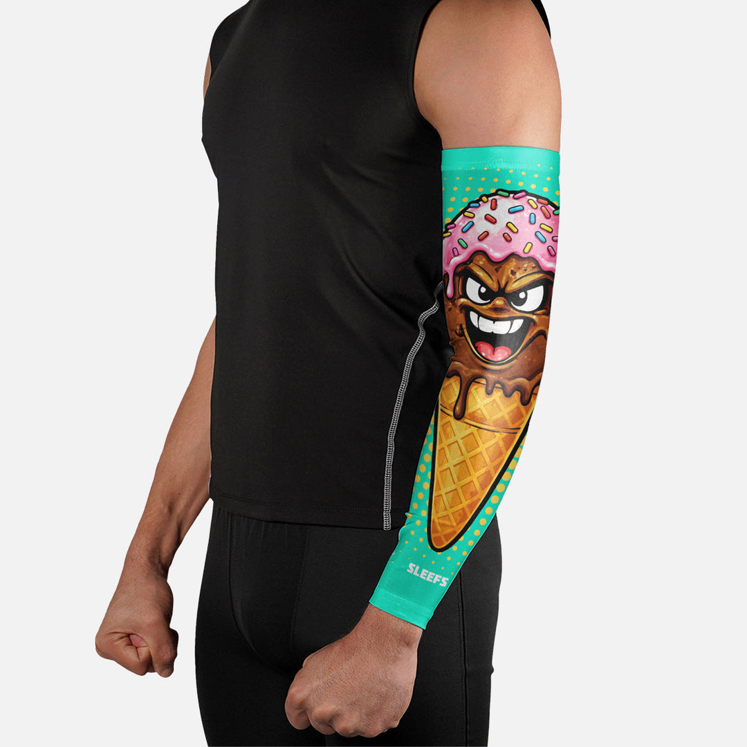 Cool Mint Sprinkle Cone Arm Sleeve