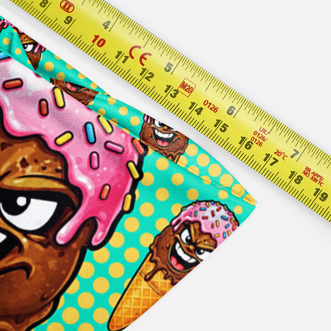 Cool Mint Sprinkle Cone Kids Headband