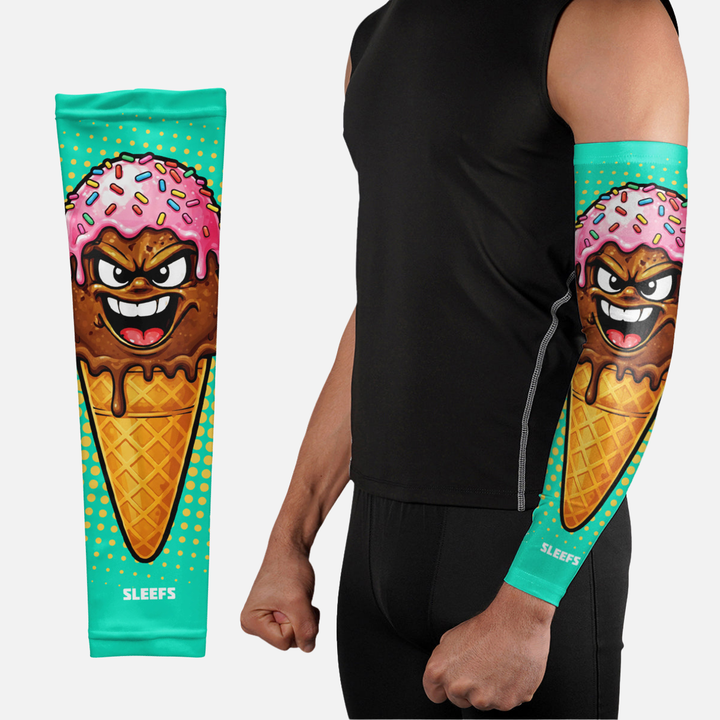 Cool Mint Sprinkle Cone Arm Sleeve