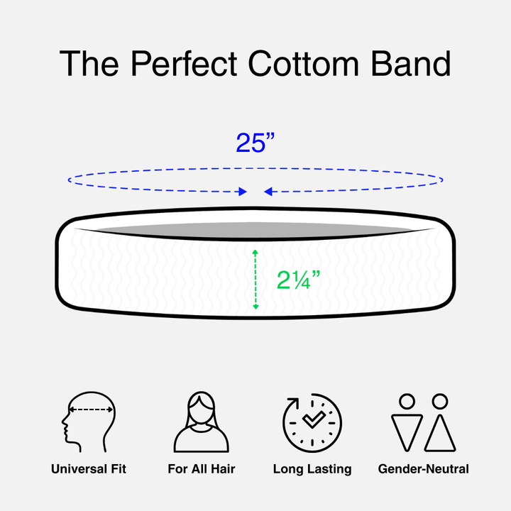 Hue Purple Cotton Headband