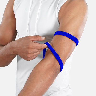 Hue Royal Thin Cotton Blue Bicep Bands