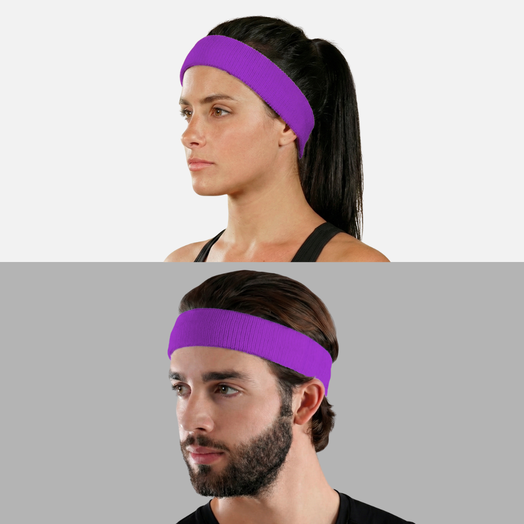 Hue Purple Cotton Headband