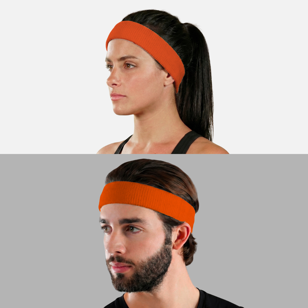Hue Orange Cotton Headband