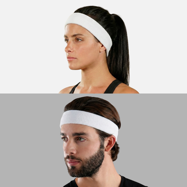White Cotton Headband
