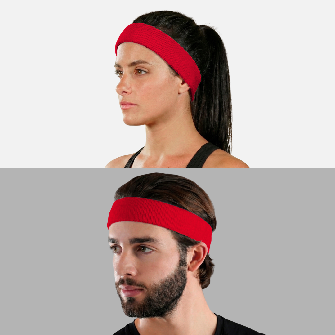 Hue Red Cotton Headband
