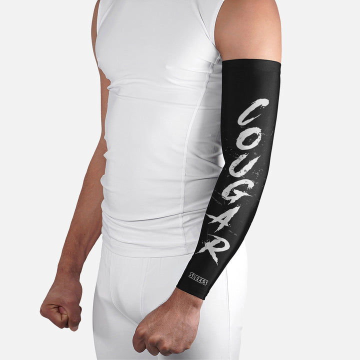 Cougar Grunge Script Arm Sleeve