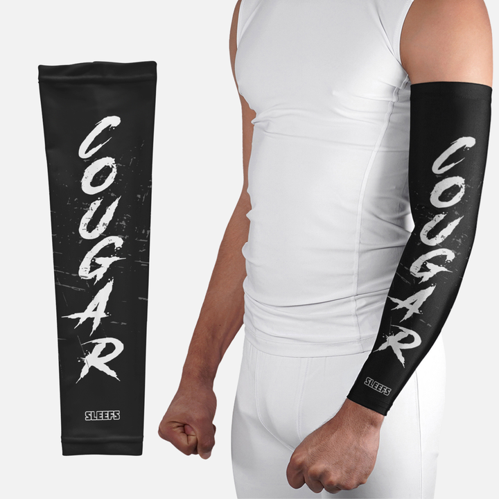 Cougar Grunge Script Arm Sleeve