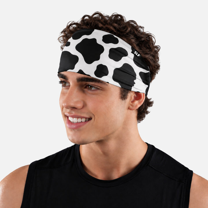 Cow Print Headband