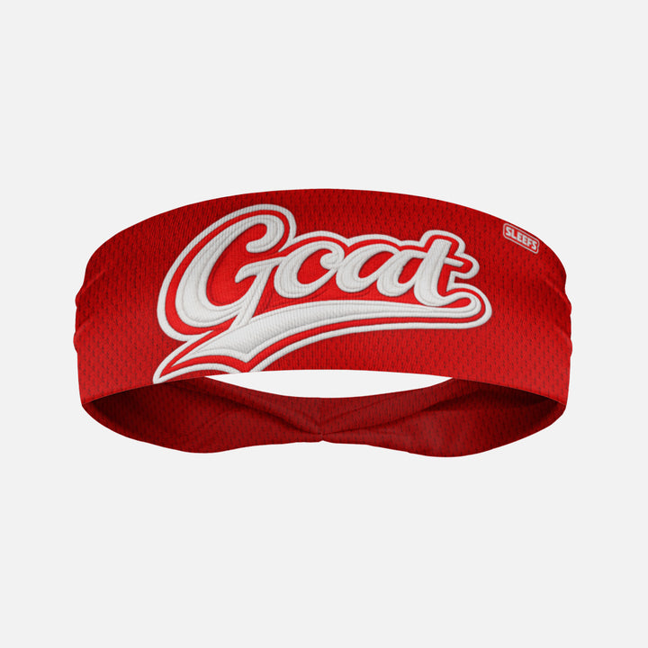 GOAT Patch Crimson Red Kids Headband