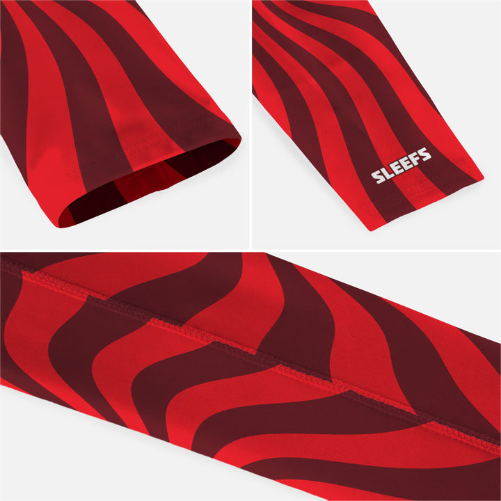 Crimson Vortex Kids Arm Sleeve