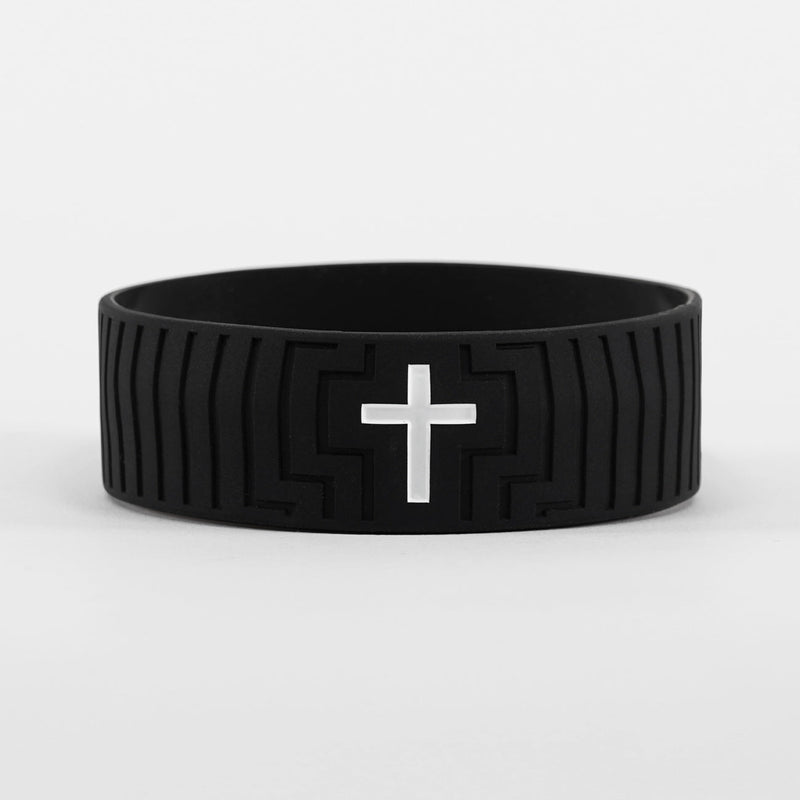 Faith Cross 1 Inch Wristband