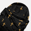 Cross Pattern Loose-Fitting Balaclava