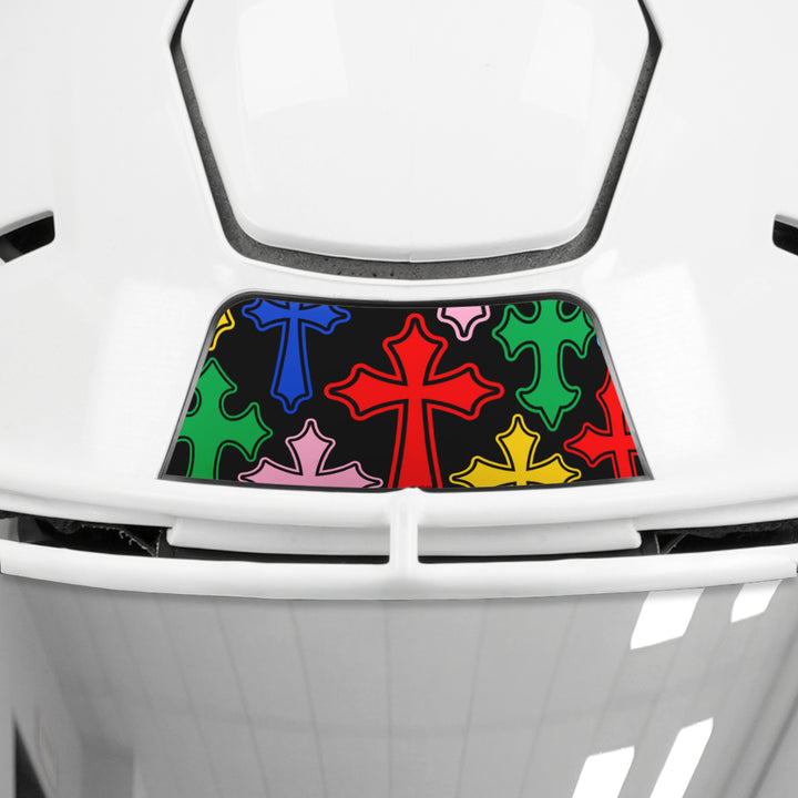 Crosses Chroma Riddell Speedflex Front and Back Bumper Sticker Kit