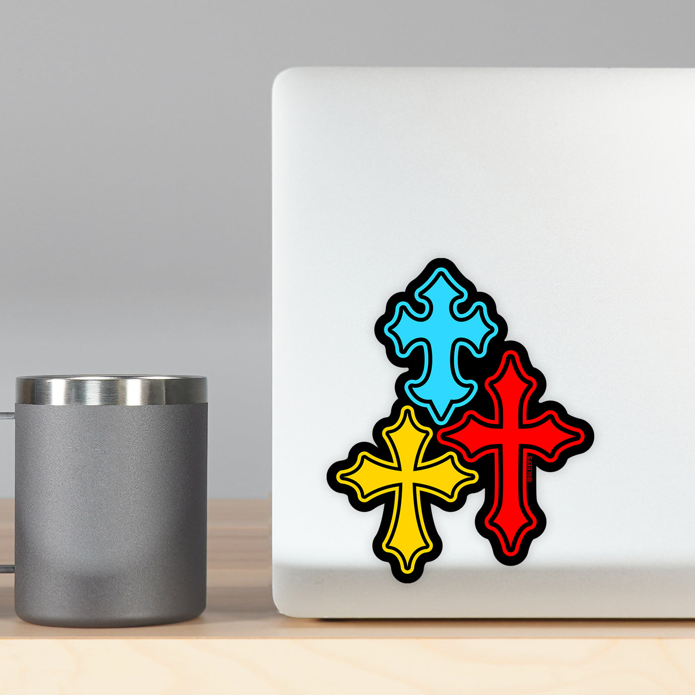 Crosses Chroma Sticker