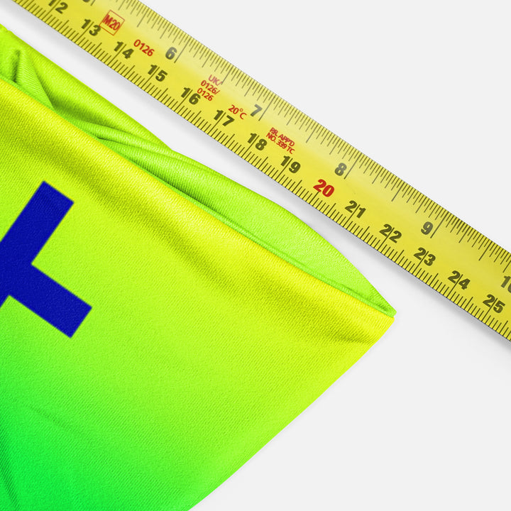 Faith Cross Neon Green Headband